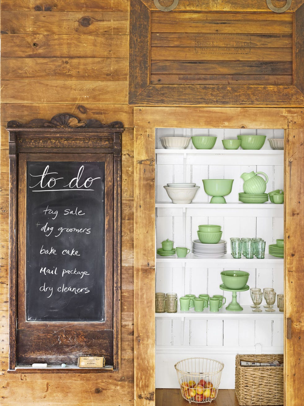 rustic farmhouse kitchen ideas jadeite farmhouse pantry with jadeite and ironstone