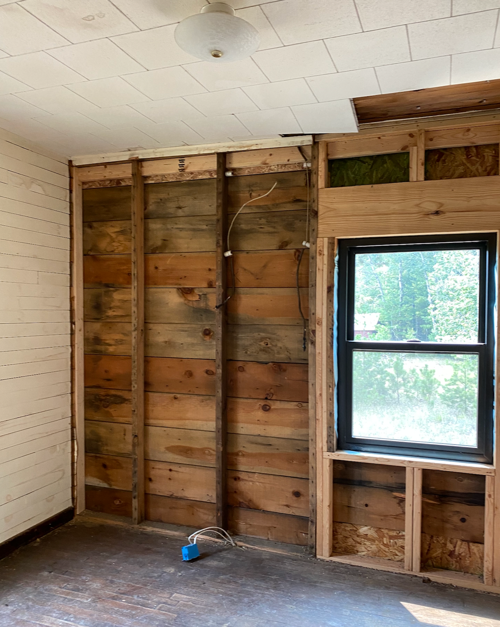 before shot of farmhouse bedroom