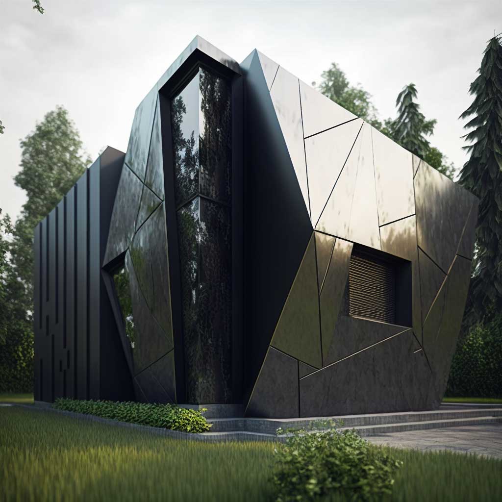 Stylish Metal Exterior