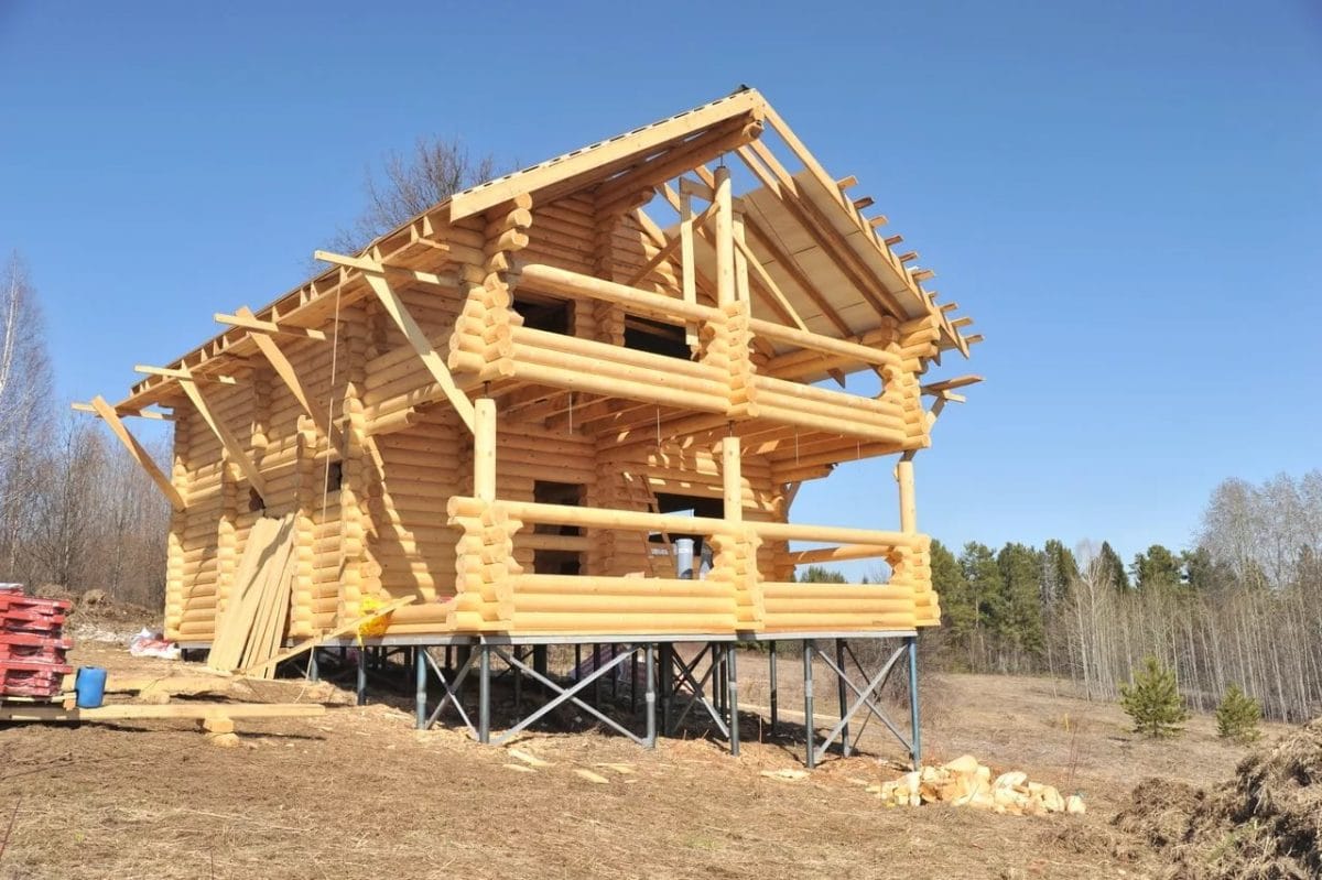 log and timber homes
