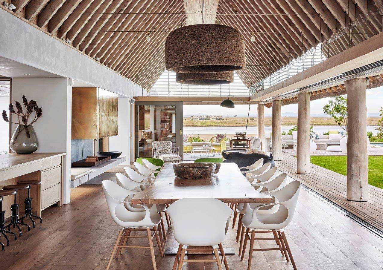 thatched roof house