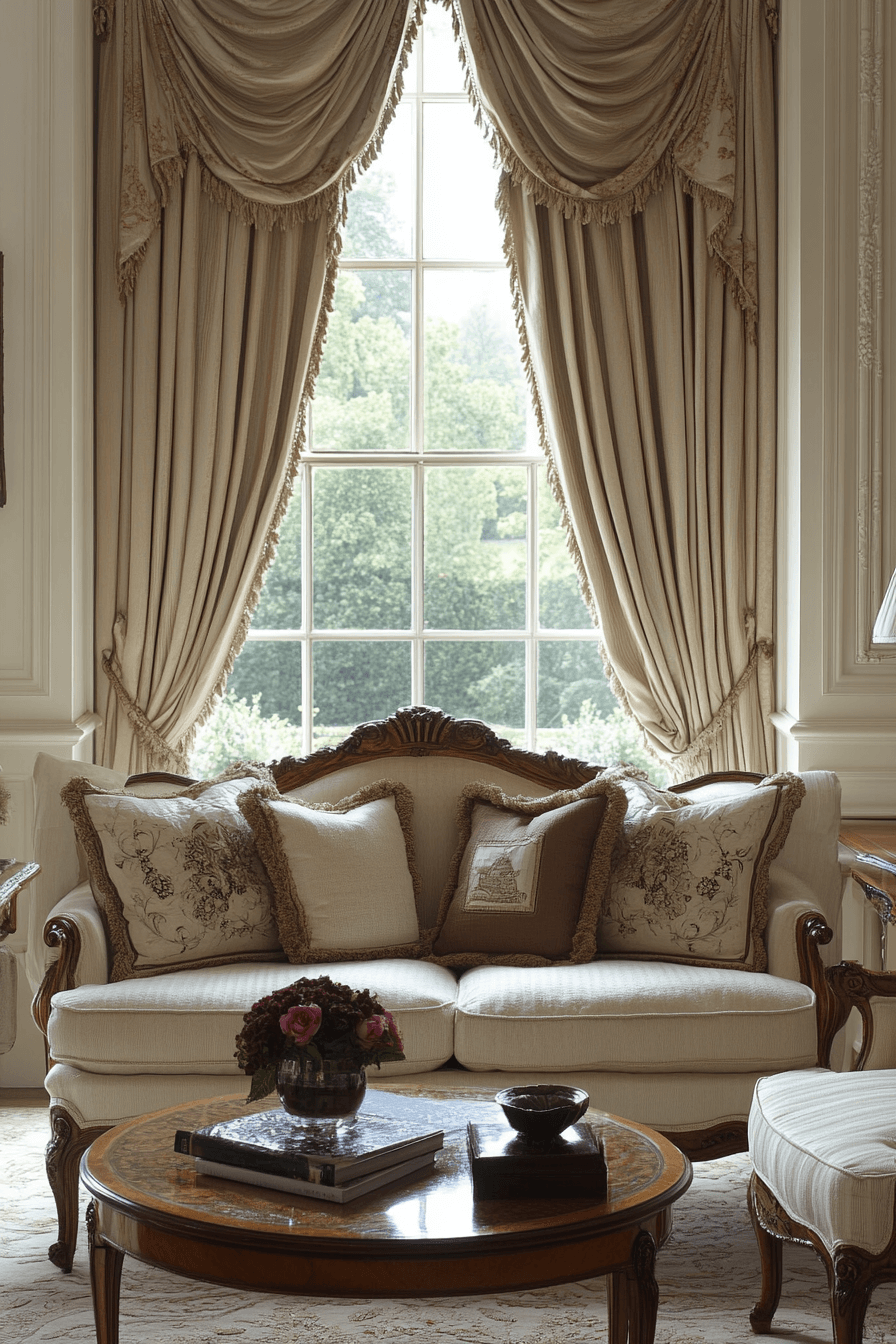 29 French Provincial Living Room Ideas That Radiate Timeless Charm french provincial living room