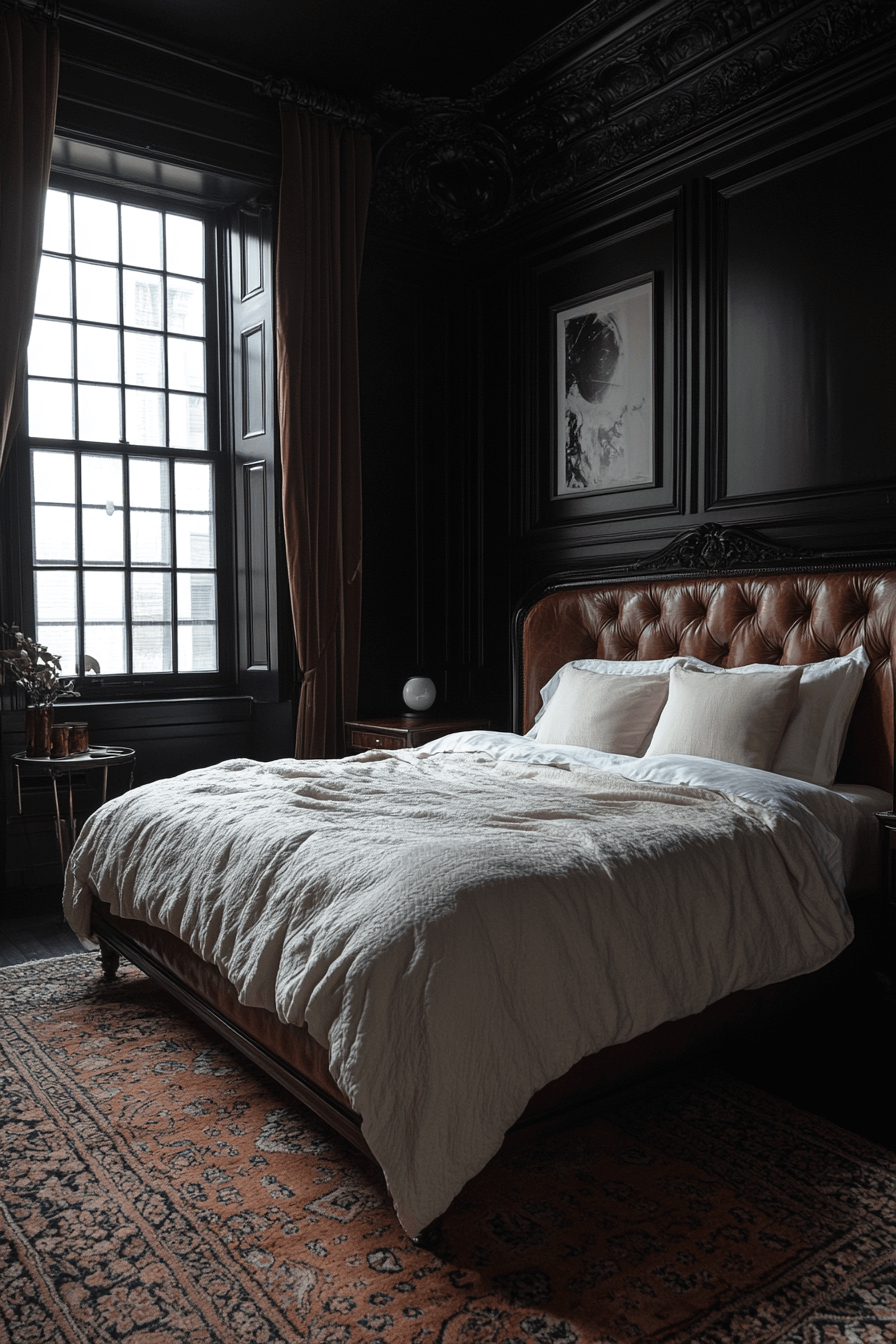 29 Moody Bedroom Ideas to Make Your Bedroom Feel Like a Luxurious Haven moody bedroom