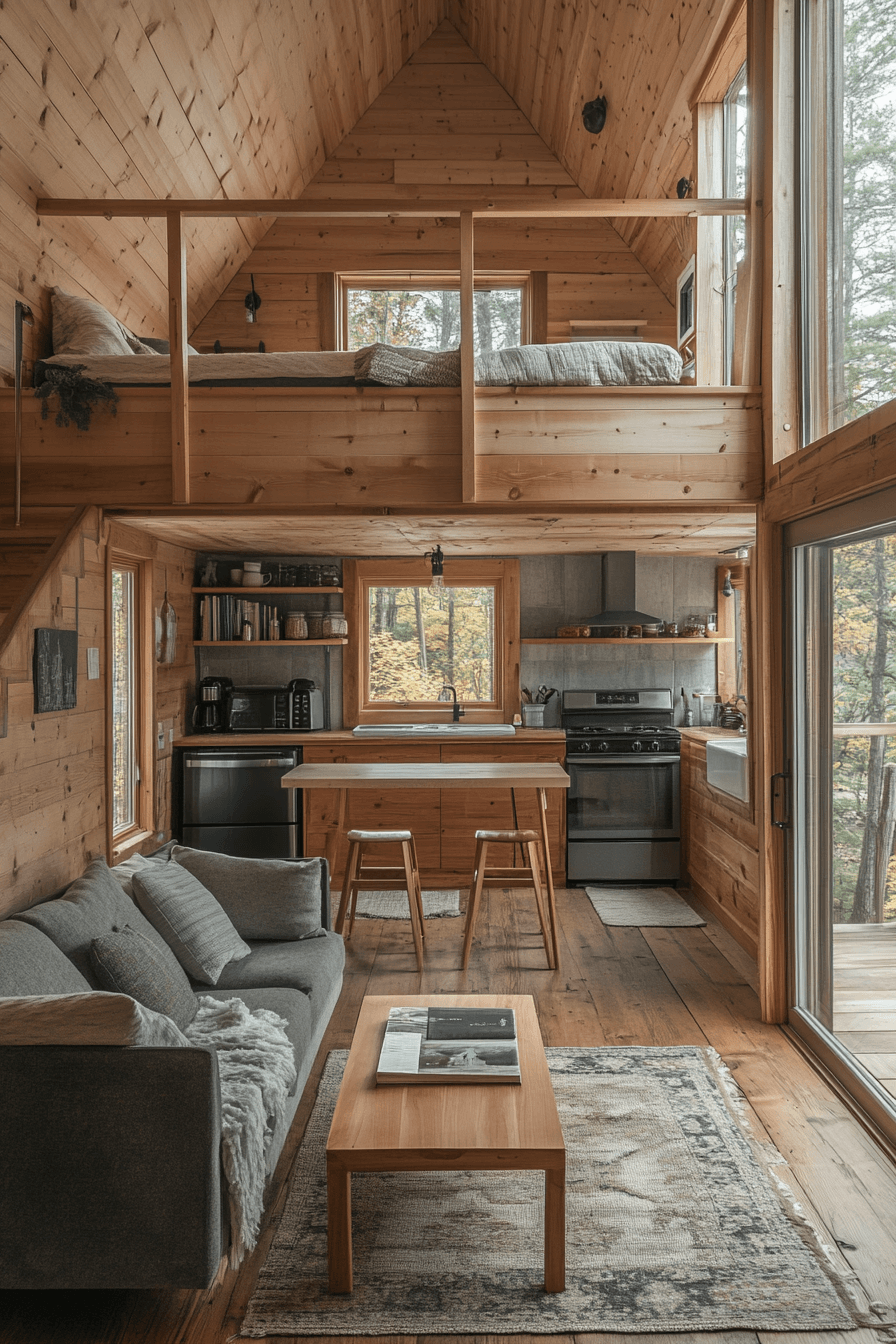 29 Tiny Cabins Interiors to Transform Your Small Space into a Sanctuary Tiny Cabins Interiors