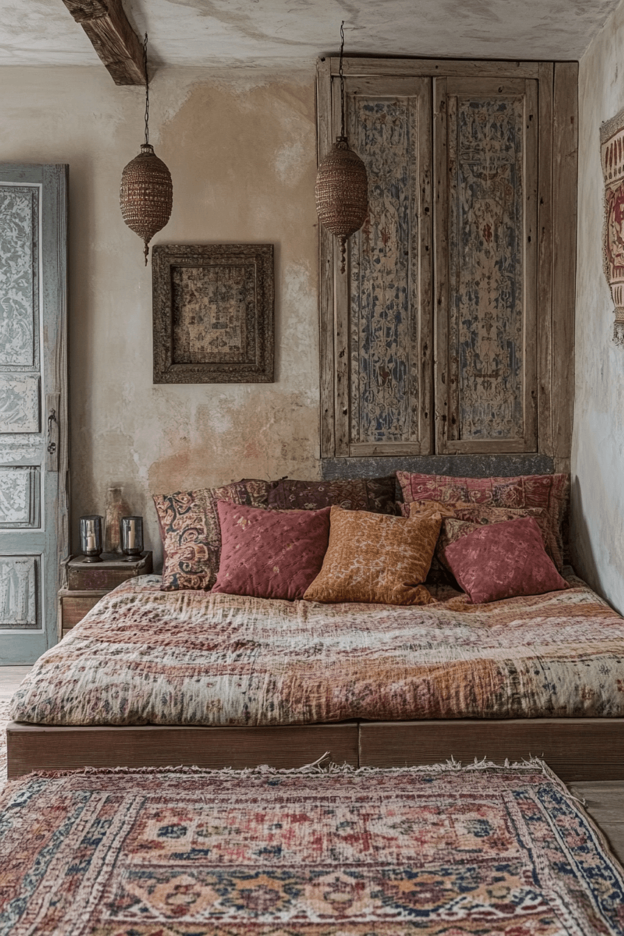 29 Boho Vintage Bedroom Inspirations That Bring Together Style and Comfort boho vintage bedroom