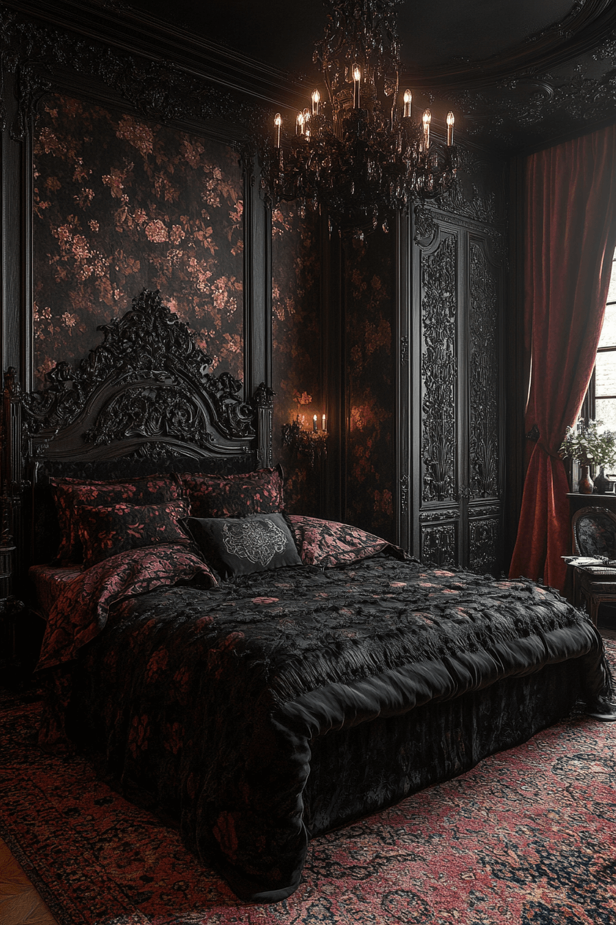 29 Moody Vintage Bedroom Designs That Blend Nostalgia with Style moody vintage bedroom