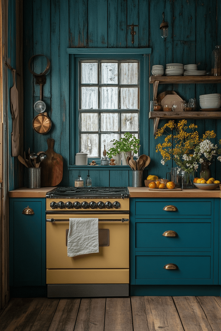 29 Moody Cottage Kitchen Inspirations to Embrace Simplicity and Depth moody cottage kitchen
