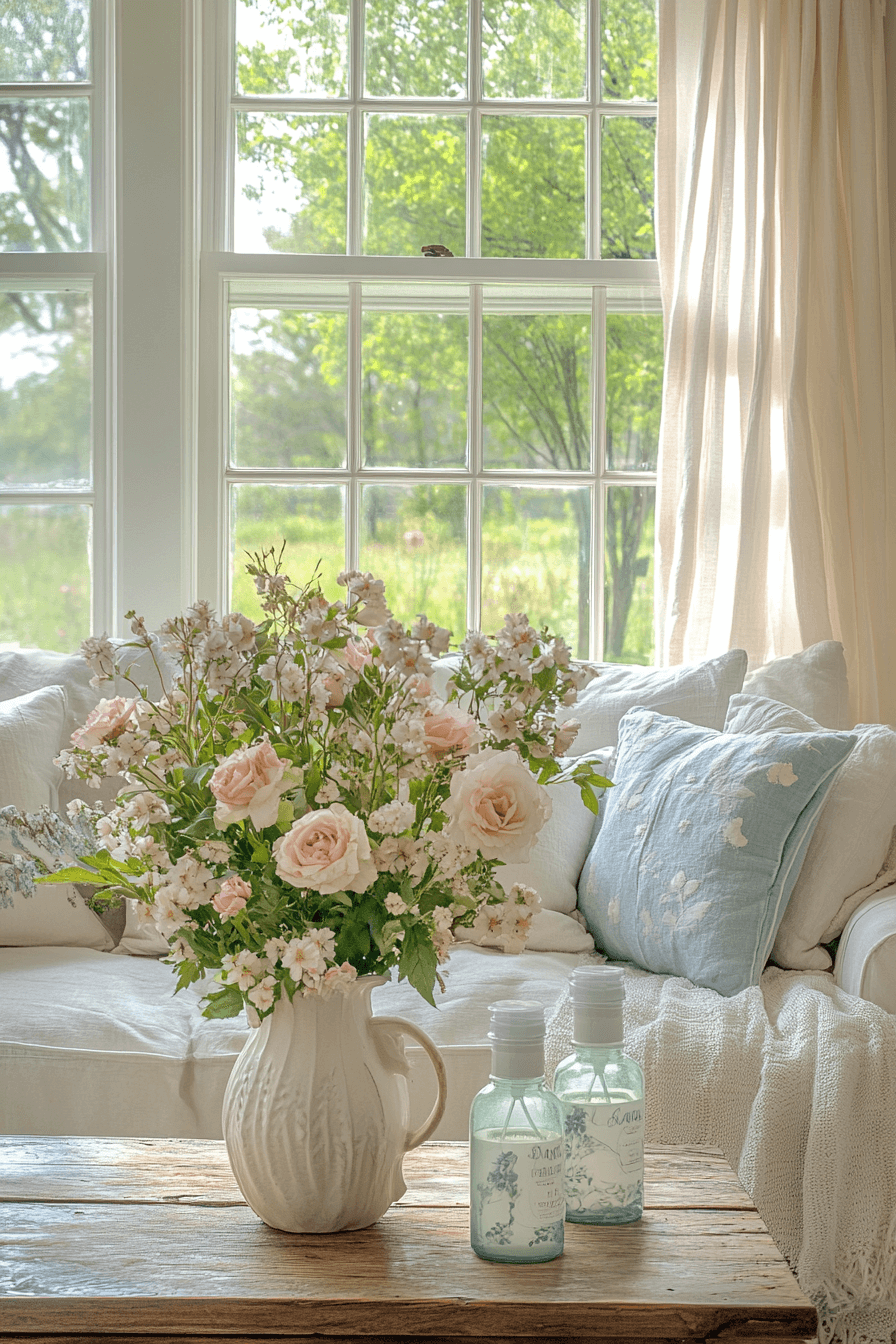 29 Cottage Spring Home Decor Ideas That Celebrate Nature’s Beauty cottage spring home decor ideas