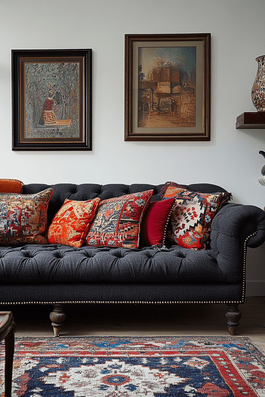 29 Charcoal Sofa Living Room Inspirations for a Bold and Sophisticated Look Charcoal sofa living room