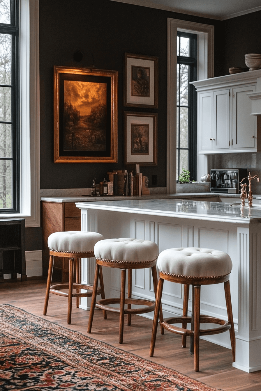 29 Dark Academia Kitchen Inspirations for a Thoughtfully Styled Space dark academia kitchen