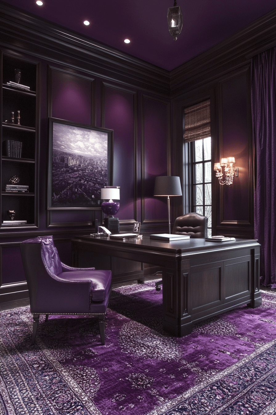 29 Moody Office Inspirations for a Comfortable and Inspiring Work Area moody office