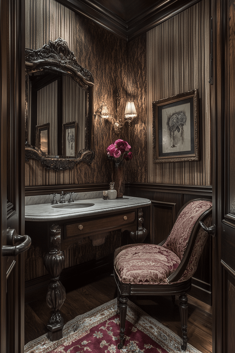 29 Moody Vintage Bathroom Ideas That Bring Classic Beauty to Your Home moody vintage bathroom