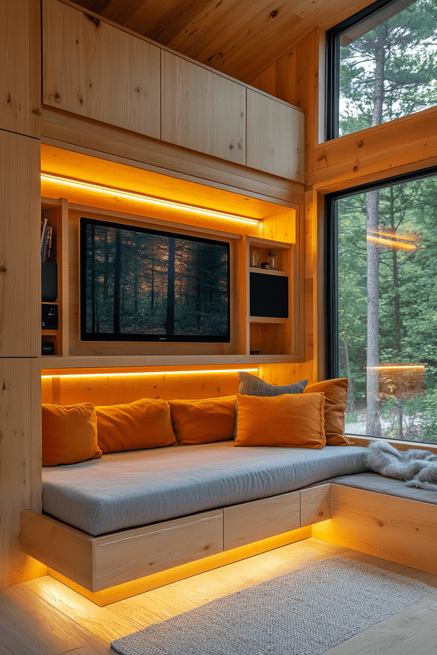 29 Tiny Cabins Interiors to Transform Your Small Space into a Sanctuary Tiny Cabins Interiors