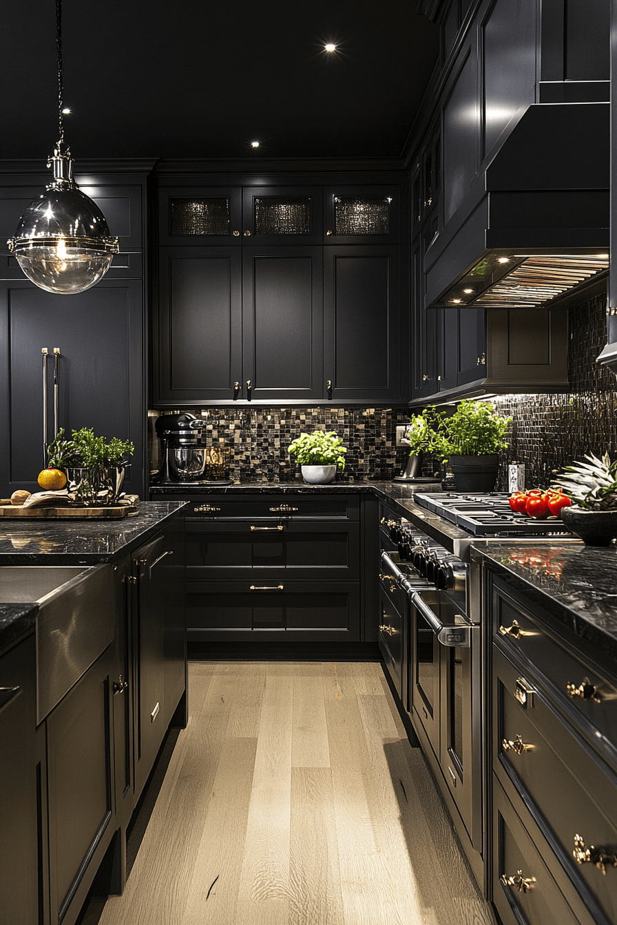29 Dark and Moody Kitchen Inspirations That Bring Out the Best in Style dark and moody kitchen