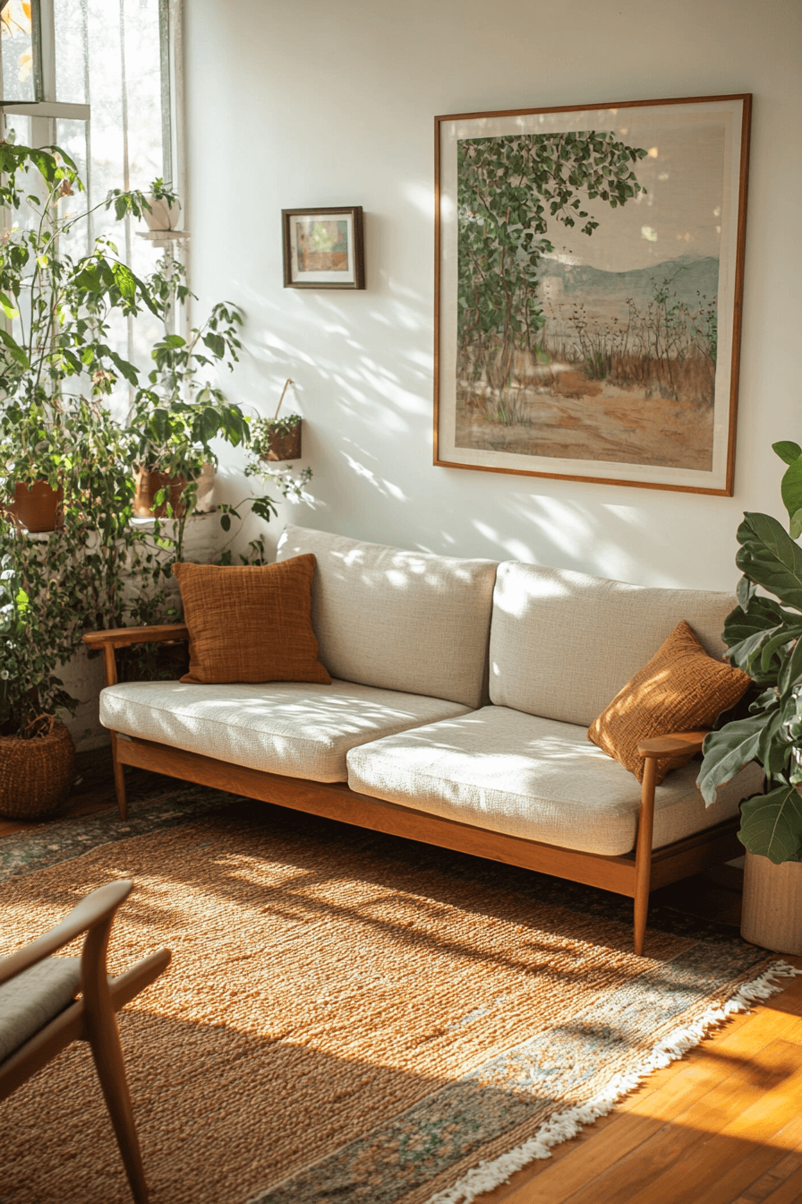29 Boho Mid Century Modern Living Room Ideas for a Perfectly Eclectic Vibe boho mid century modern living room