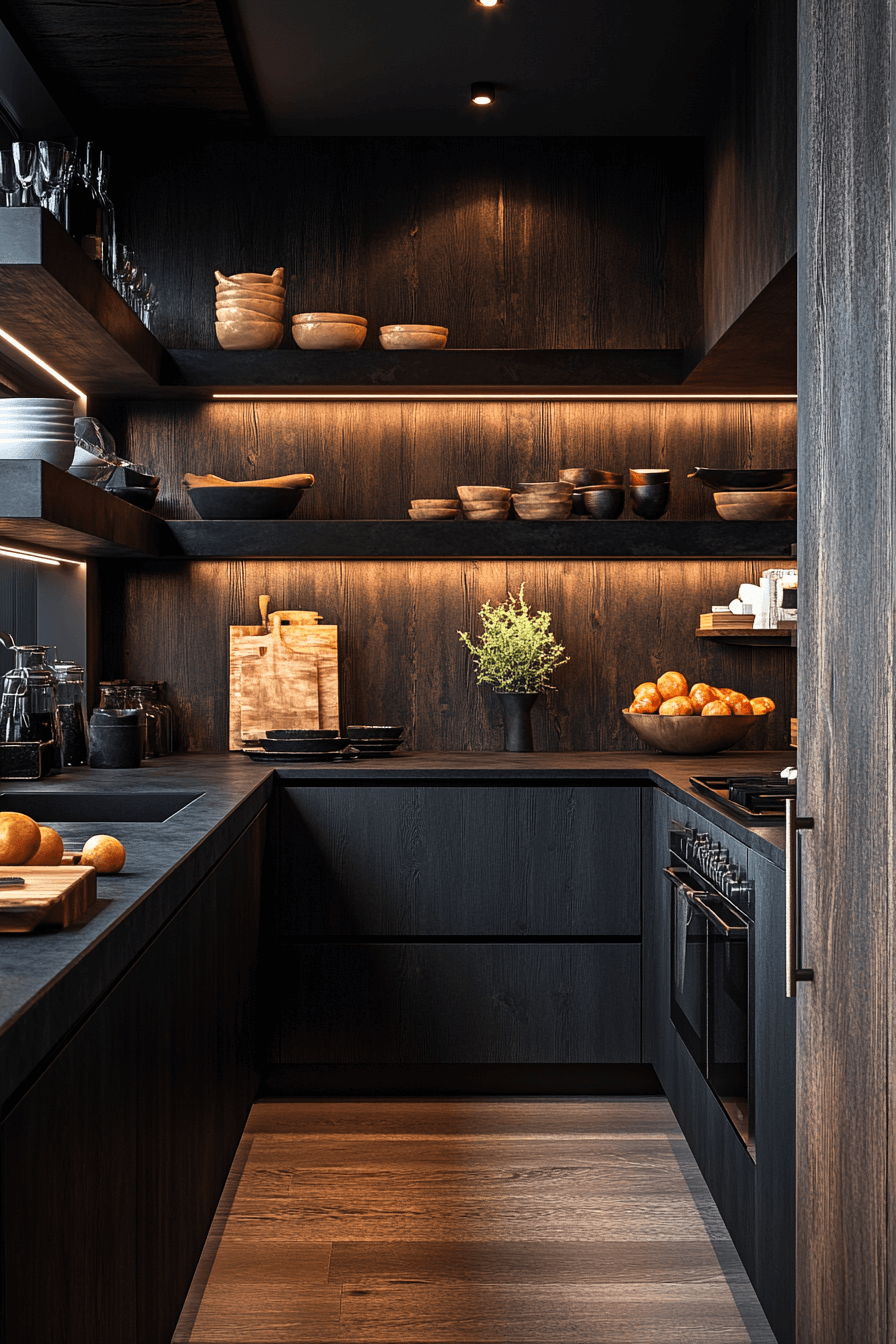 29 Small Moody Kitchen Inspirations That Turn Darkness into Delight small moody kitchen