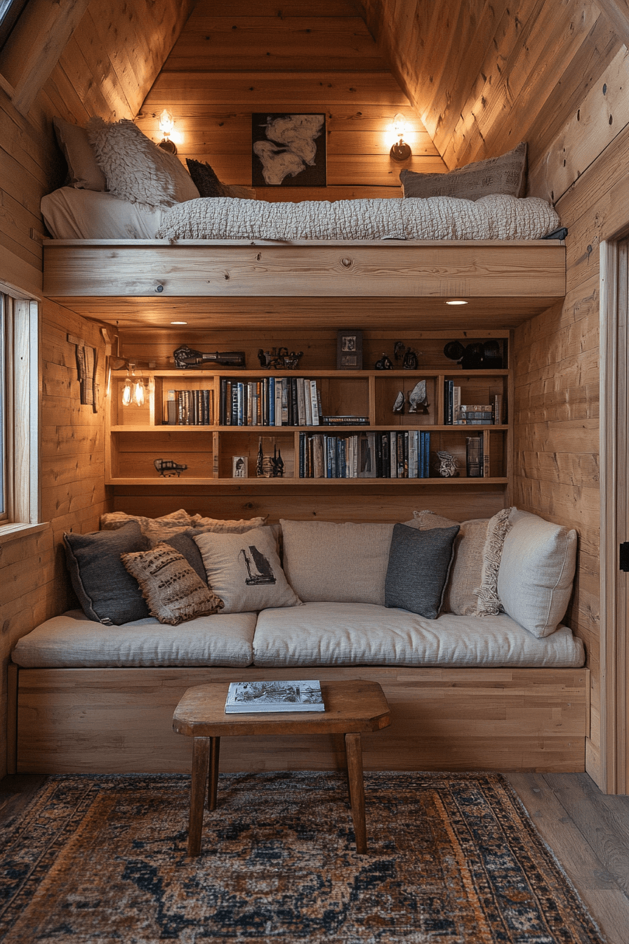 29 Tiny Cabins Interiors to Transform Your Small Space into a Sanctuary Tiny Cabins Interiors