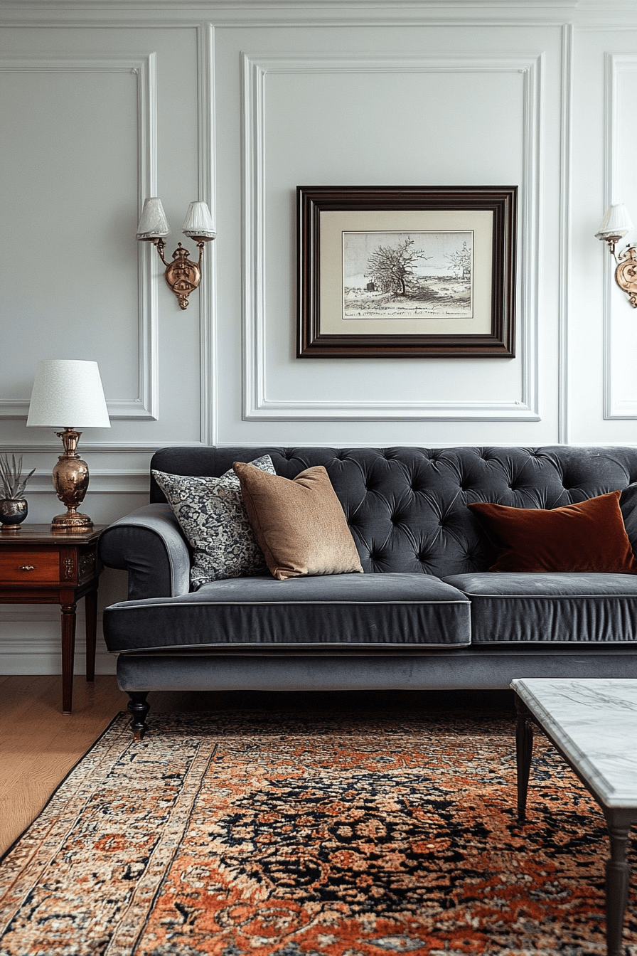 29 Grey Couch Aesthetic Inspirations That Brighten Your Home Grey couch aesthetic