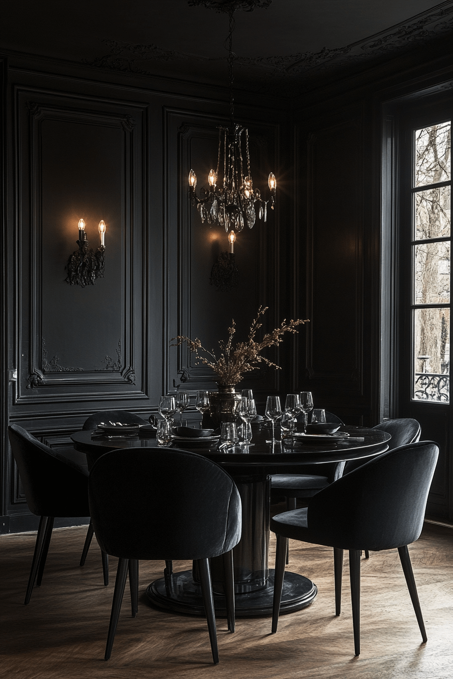 29 Moody Vintage Dining Room Ideas That Turn Mealtime Into a Mood moody vintage dining room