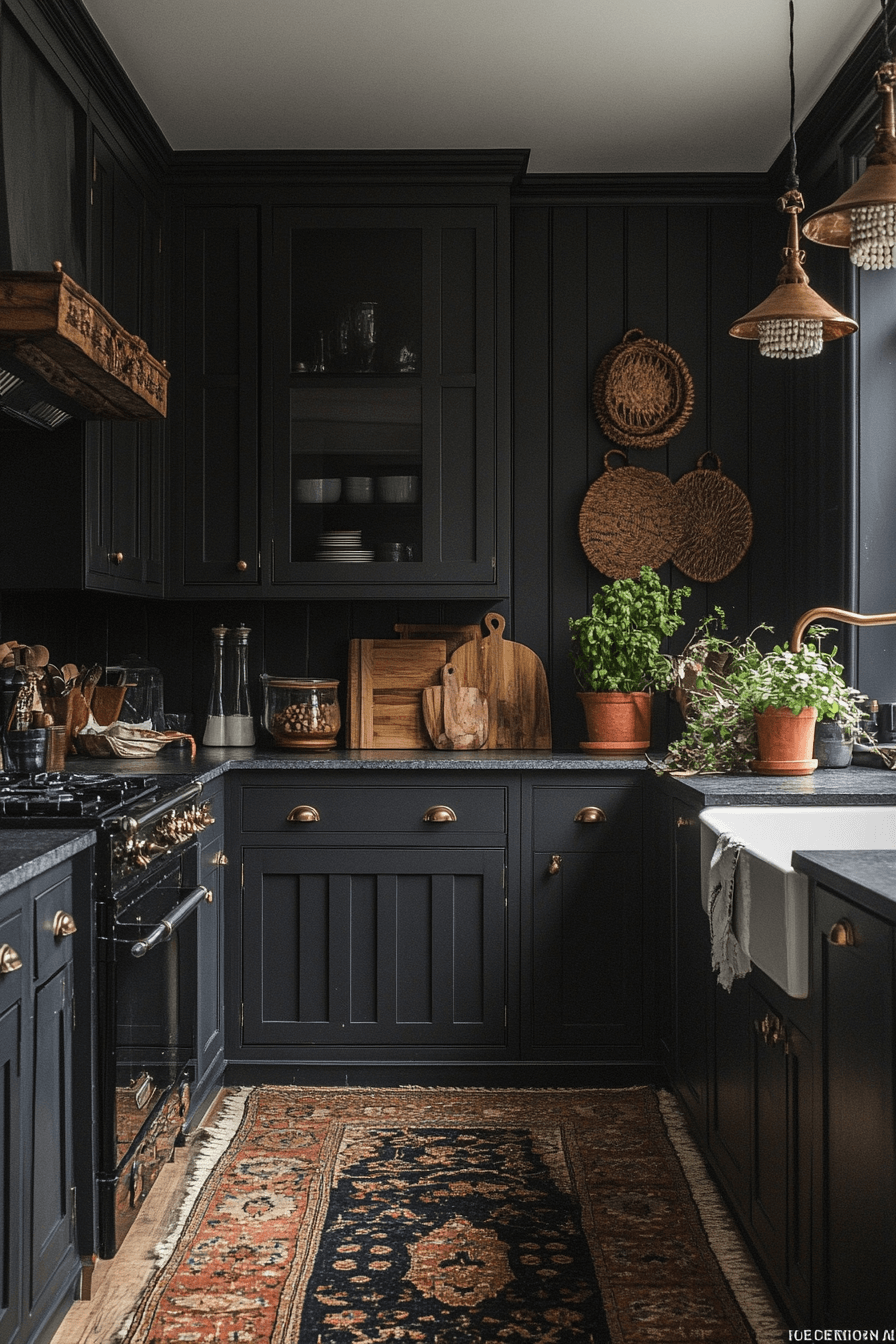 29 Moody Cottage Kitchen Inspirations to Embrace Simplicity and Depth moody cottage kitchen