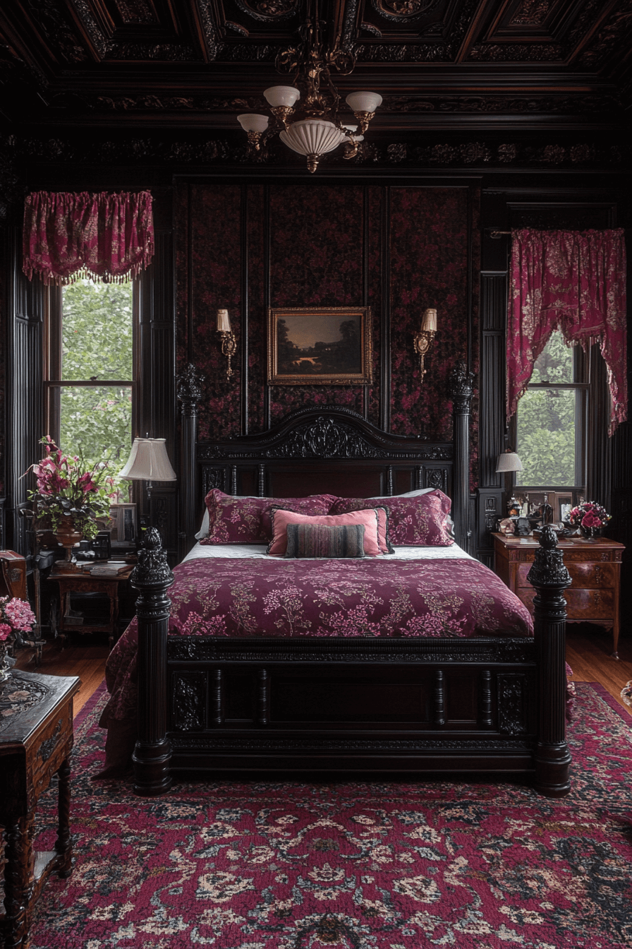 29 Moody Vintage Bedroom Designs That Blend Nostalgia with Style moody vintage bedroom
