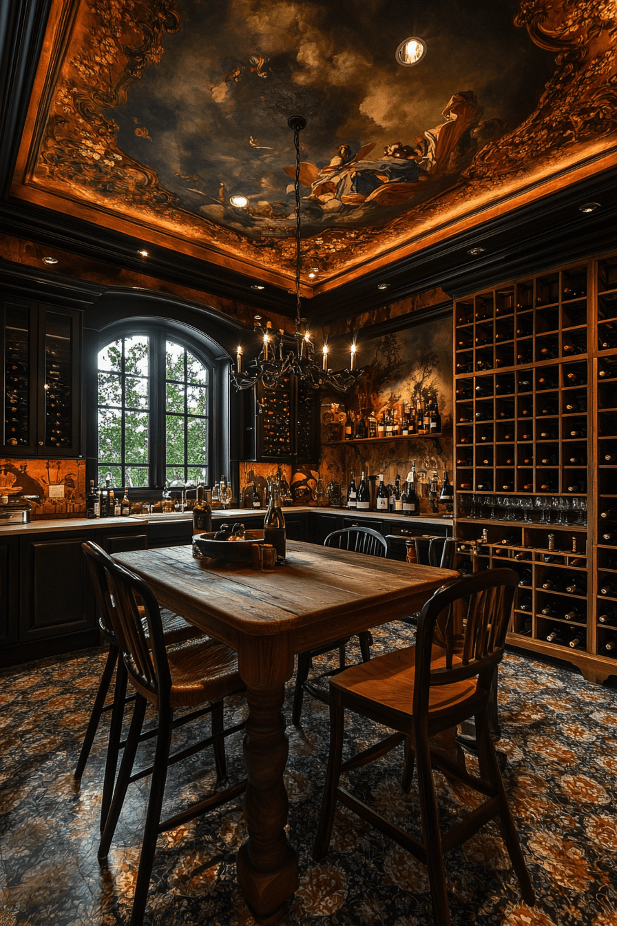 29 Dark Academia Kitchen Inspirations for a Thoughtfully Styled Space dark academia kitchen