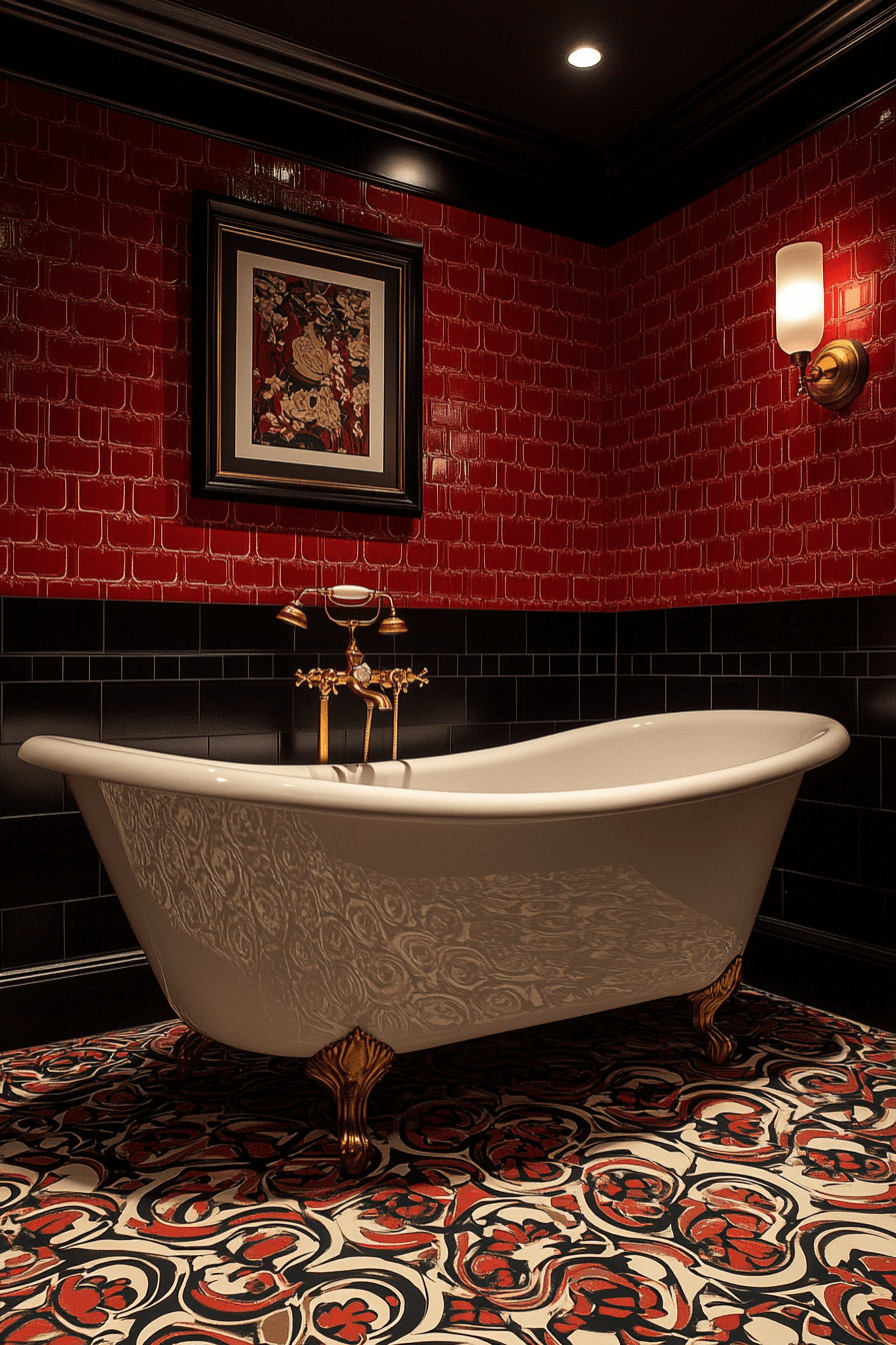 29 Moody Vintage Bathroom Ideas That Bring Classic Beauty to Your Home moody vintage bathroom