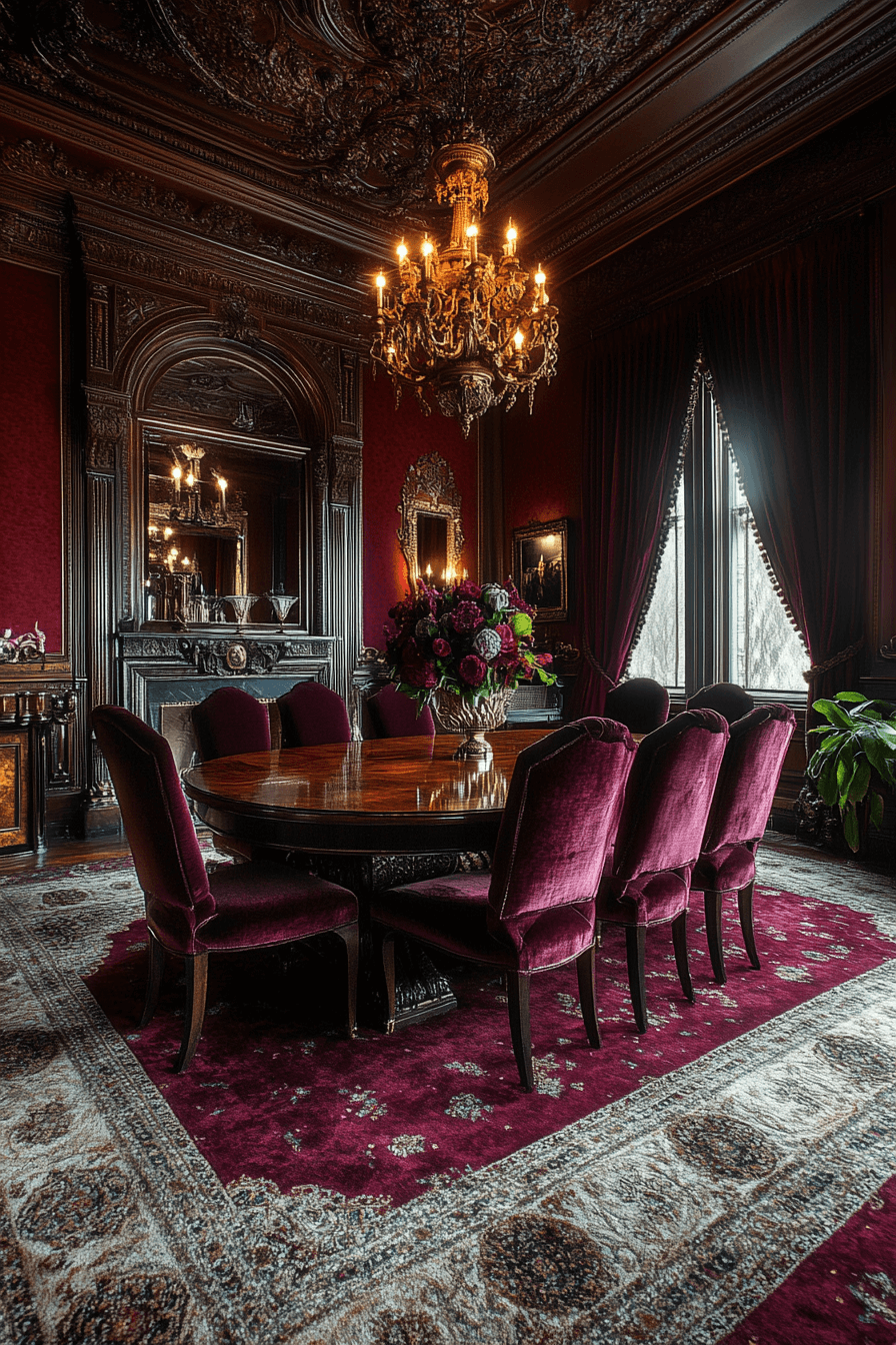 29 Moody Dining Room Ideas to Create a Warm and Stylish Gathering Spot moody dining room