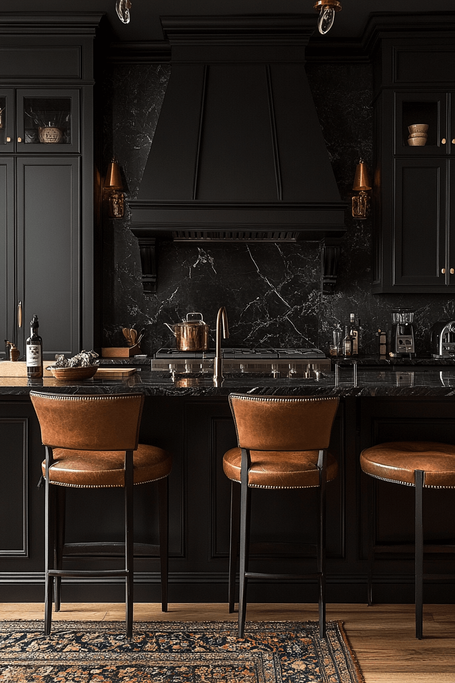 29 Dark and Moody Kitchen Inspirations That Bring Out the Best in Style dark and moody kitchen
