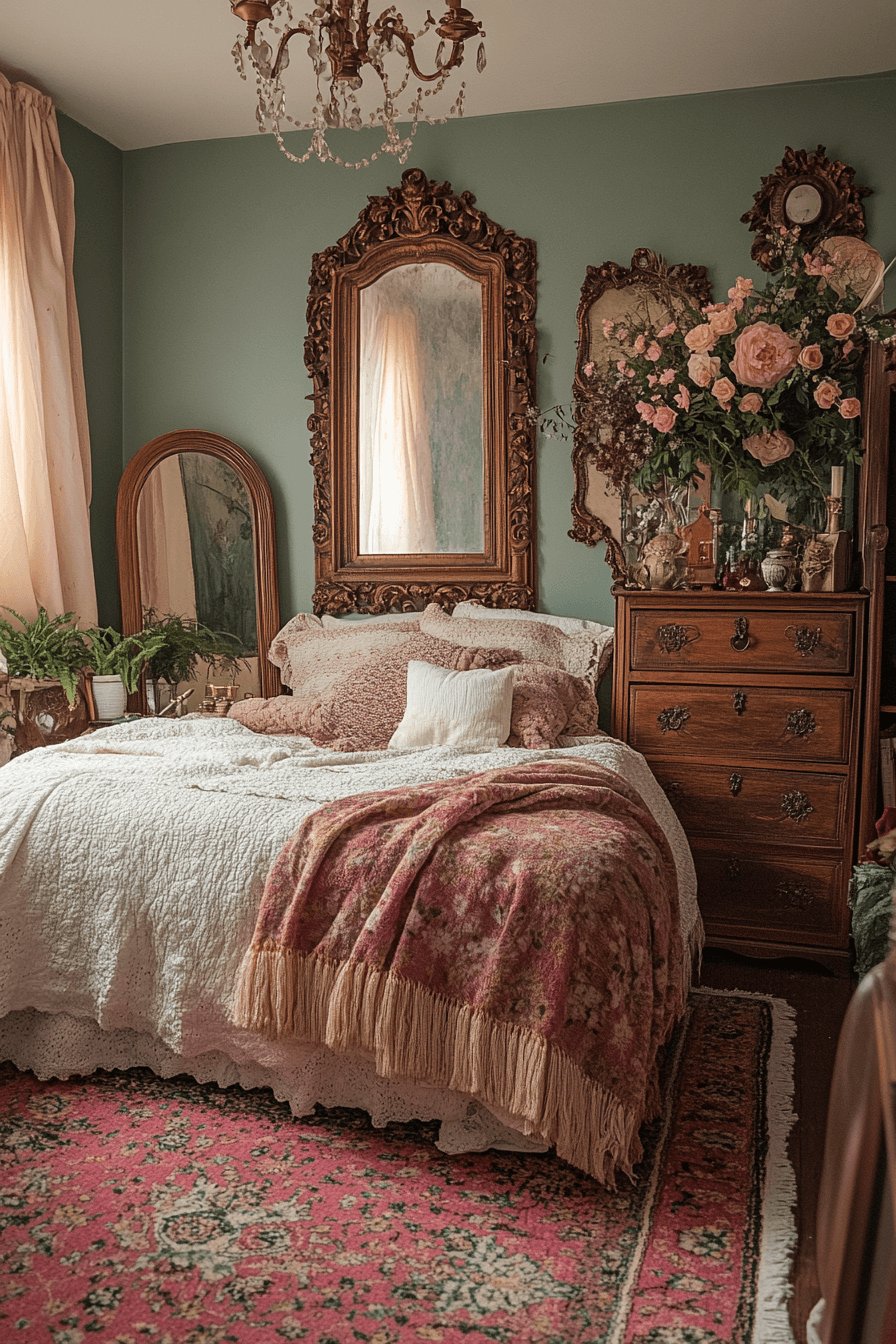 29 Boho Vintage Bedroom Inspirations That Bring Together Style and Comfort boho vintage bedroom