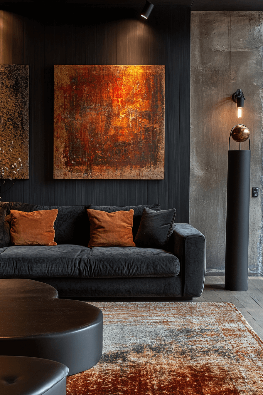 29 Charcoal Sofa Living Room Inspirations for a Bold and Sophisticated Look Charcoal sofa living room