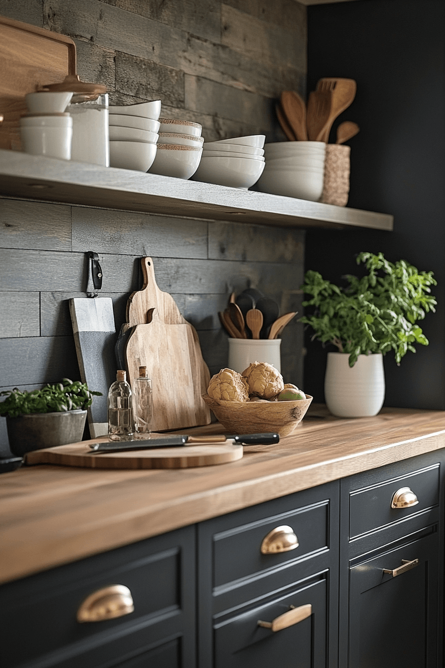 29 Moody Cottage Kitchen Inspirations to Embrace Simplicity and Depth moody cottage kitchen