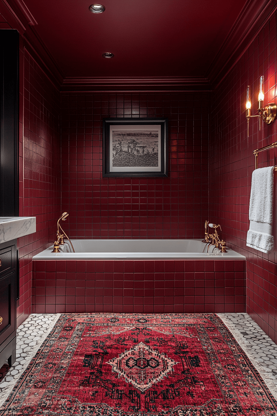 29 Moody Bathroom Designs That Will Elevate Your Home’s Aesthetic moody bathroom