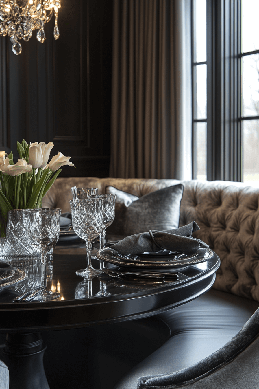 29 Moody Vintage Dining Room Ideas That Turn Mealtime Into a Mood moody vintage dining room