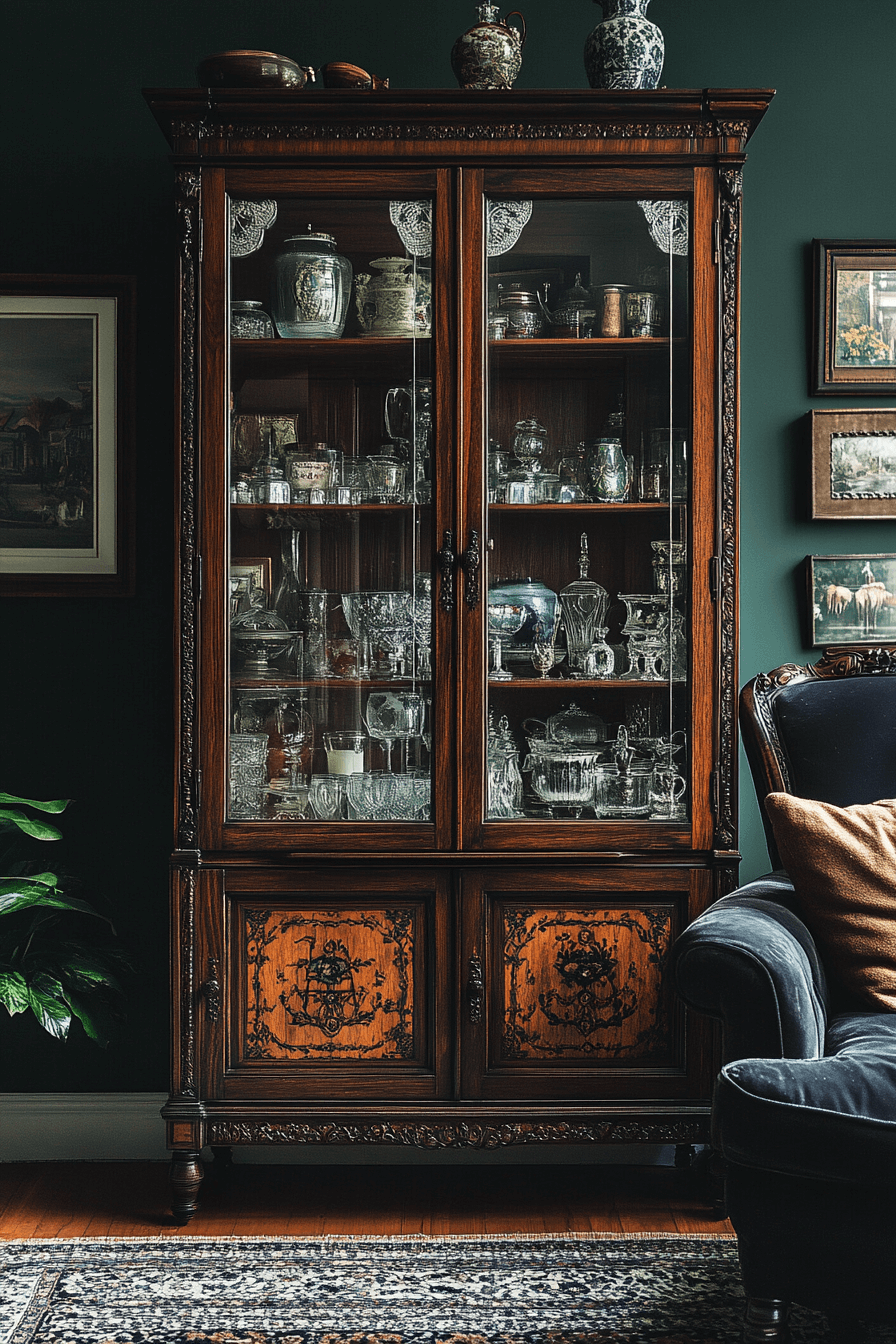 29 Moody Vintage Living Room Ideas That Bring Classic Elegance to Life moody vintage living room