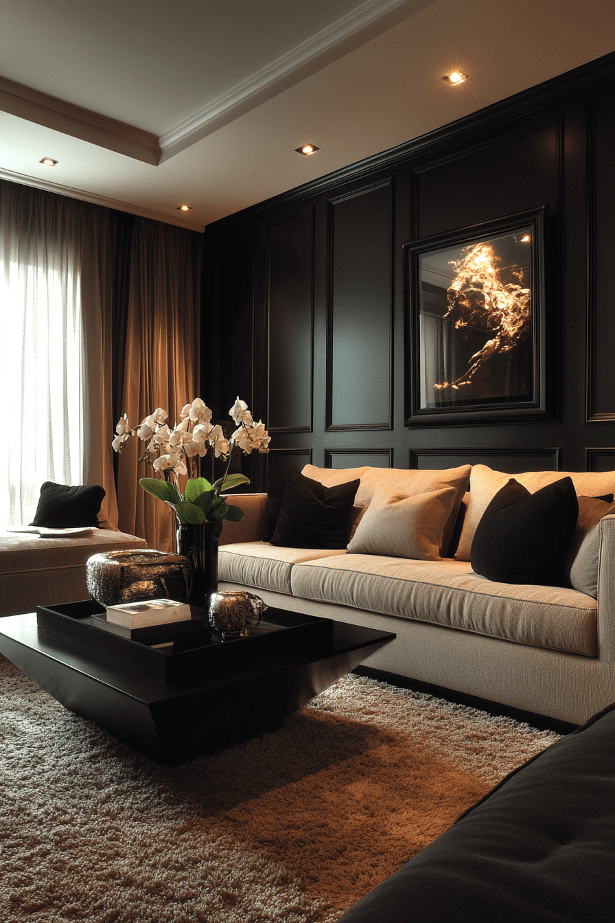 29 Moody Neutral Living Room Designs to Bring Comfort and Style Together moody neutral living room
