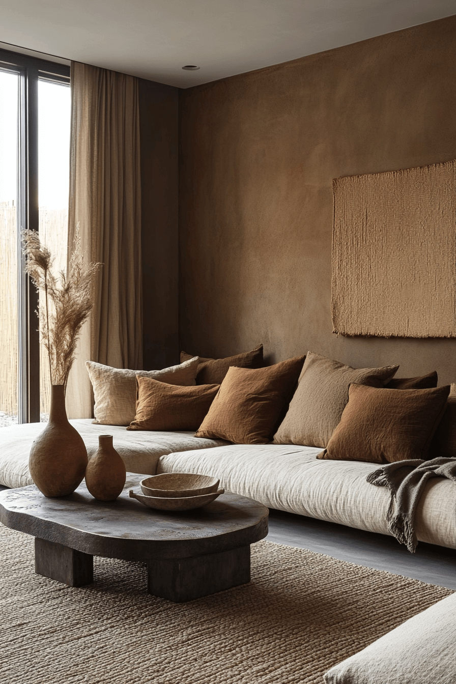 29 Moody Neutral Living Room Designs to Bring Comfort and Style Together moody neutral living room