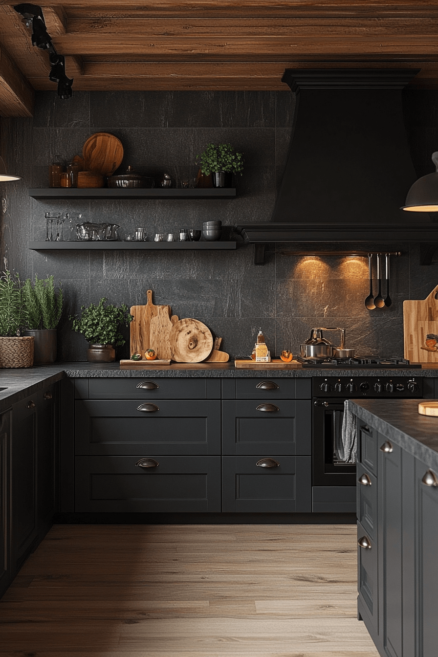 29 Small Moody Kitchen Inspirations That Turn Darkness into Delight small moody kitchen