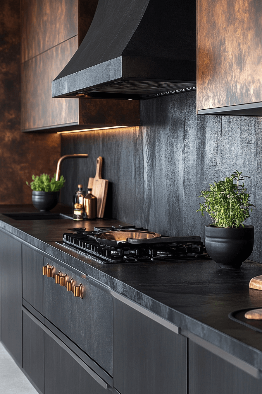 29 Dark and Moody Kitchen Inspirations That Bring Out the Best in Style dark and moody kitchen