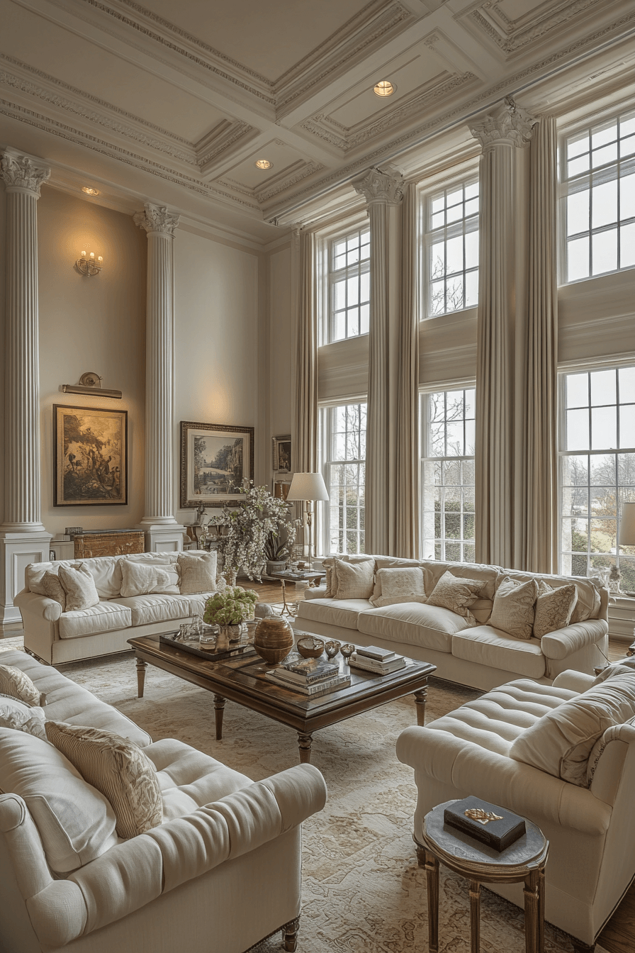 29 Neoclassical Interior Living Rooms to Bring Classic Beauty into Modern Living neoclassical interior living rooms