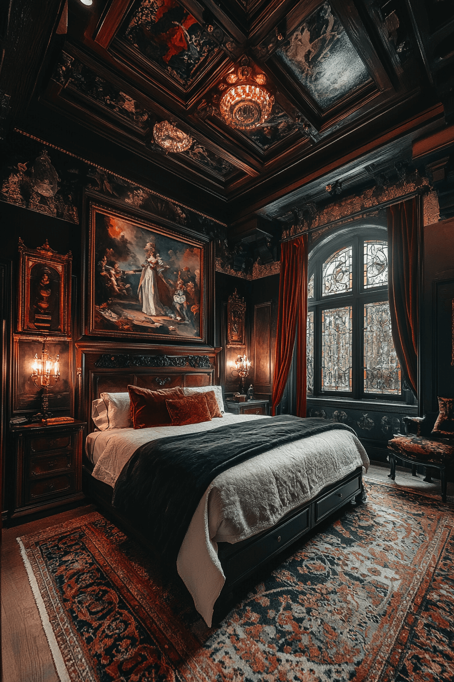 29 Moody Vintage Bedroom Designs That Blend Nostalgia with Style moody vintage bedroom