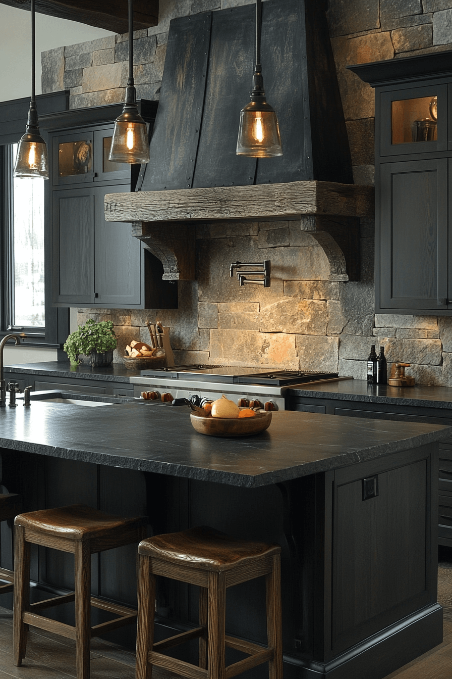 29 Moody Cottage Kitchen Inspirations to Embrace Simplicity and Depth moody cottage kitchen