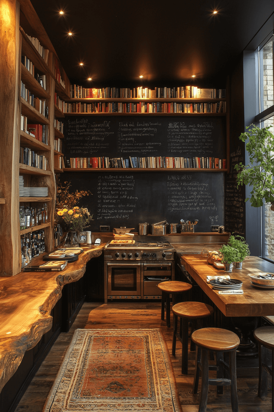 29 Dark Academia Kitchen Inspirations for a Thoughtfully Styled Space dark academia kitchen