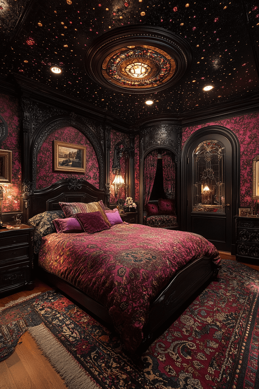 29 Moody Vintage Bedroom Designs That Blend Nostalgia with Style moody vintage bedroom