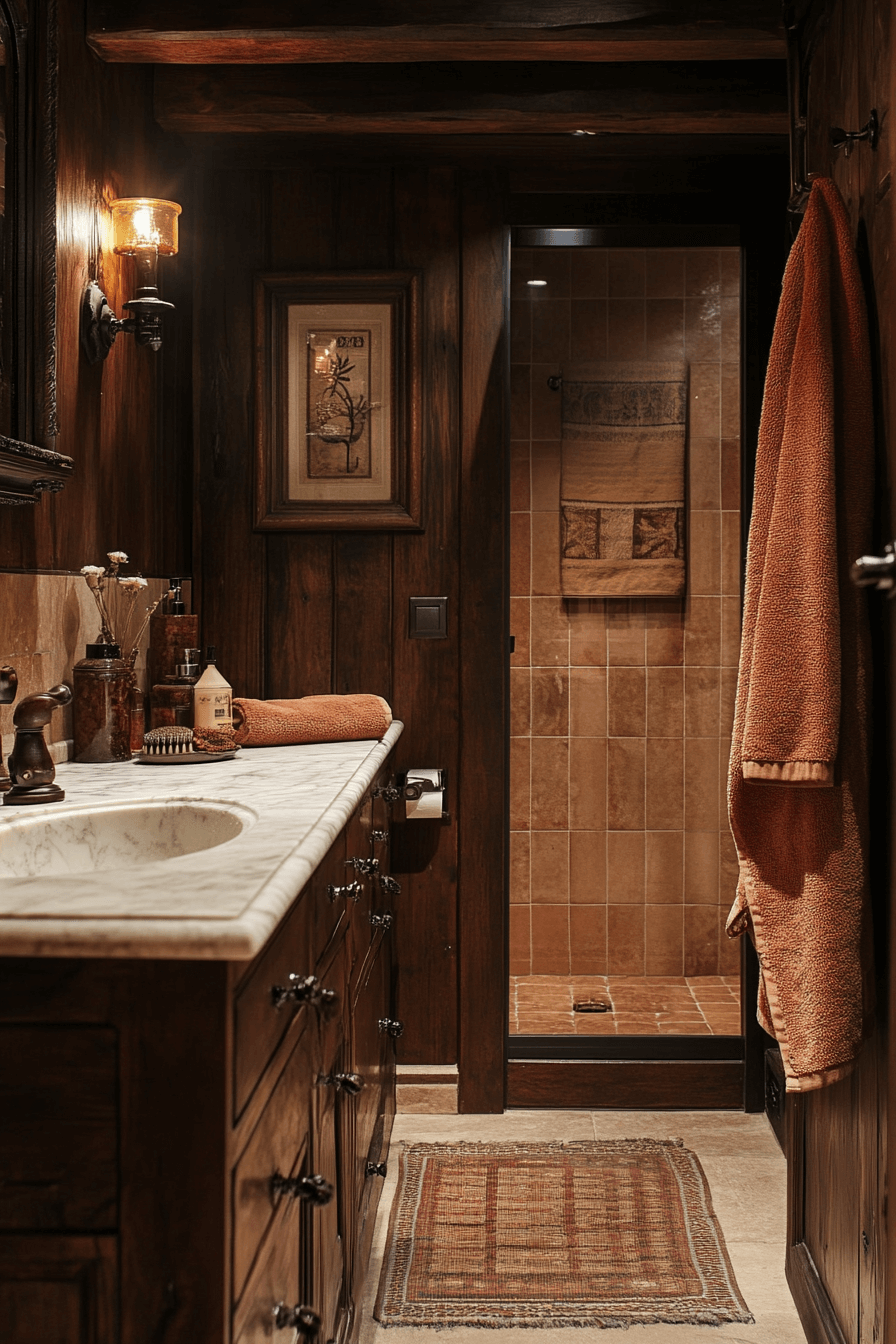 29 Moody Bathroom Designs That Will Elevate Your Home’s Aesthetic moody bathroom
