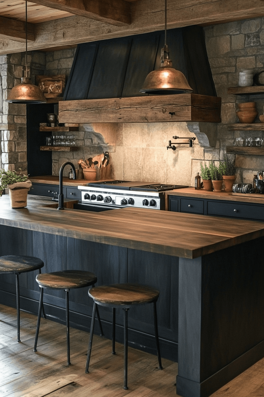 29 Moody Cottage Kitchen Inspirations to Embrace Simplicity and Depth moody cottage kitchen