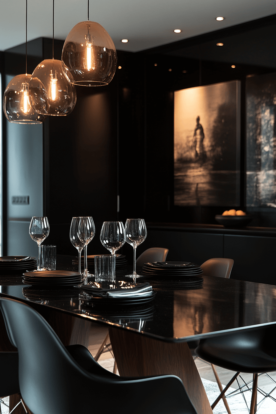 29 Moody Dining Room Ideas to Create a Warm and Stylish Gathering Spot moody dining room