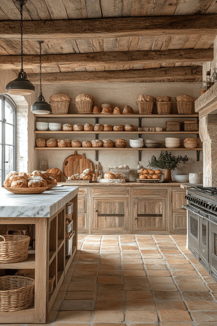 29 French Provincial Kitchen Interiors That Exude European Elegance french provincial kitchen