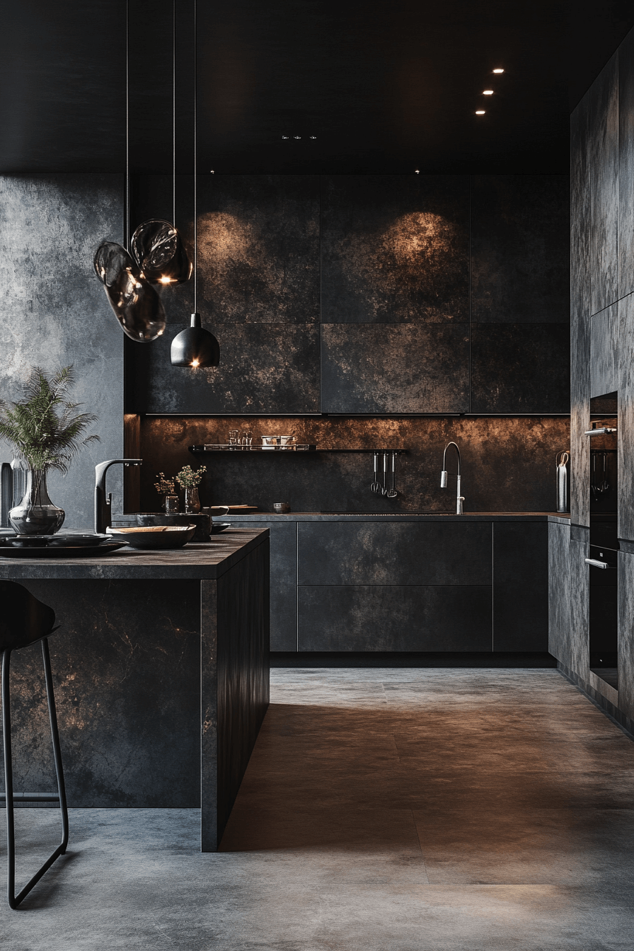29 Dark and Moody Kitchen Inspirations That Bring Out the Best in Style dark and moody kitchen