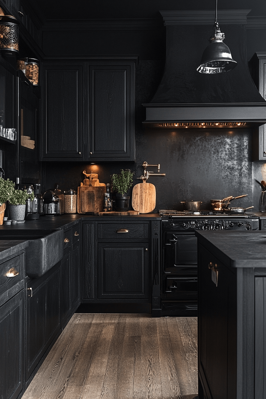 29 Moody Cottage Kitchen Inspirations to Embrace Simplicity and Depth moody cottage kitchen